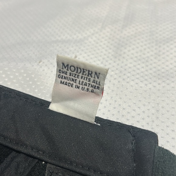 Vintage Dodge Leather Baseball Cap Roush Racing Made in USA Trucks Hat NWOT - Picture 4 of 4